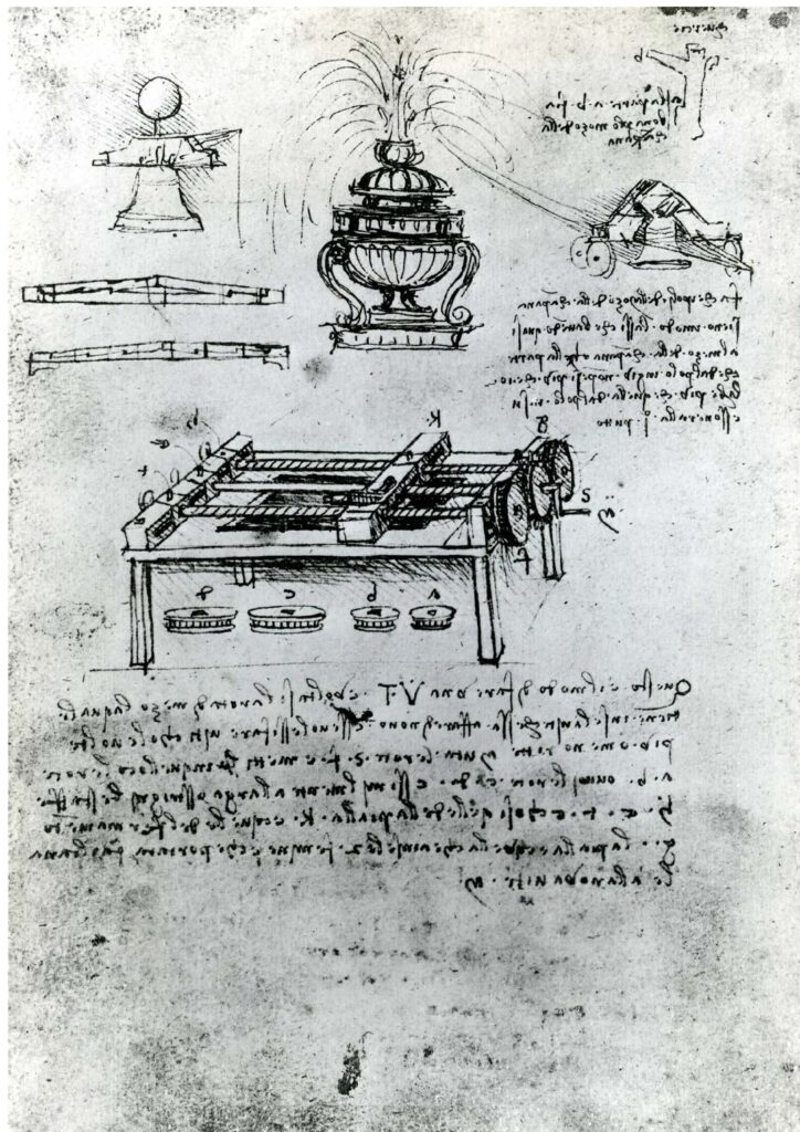 Historia del Torno P3 leonardo da vinci paintings, art, last supper, inventions, drawings, vitruvian man, equestrian statue, & facts britannica page 0001