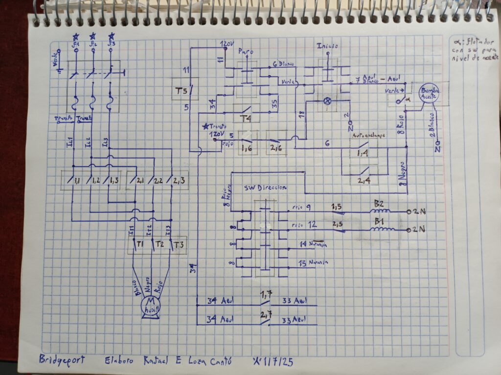 Reparación de fresadora CNC Bridgeport con control EZ-Track img 20250703 120417